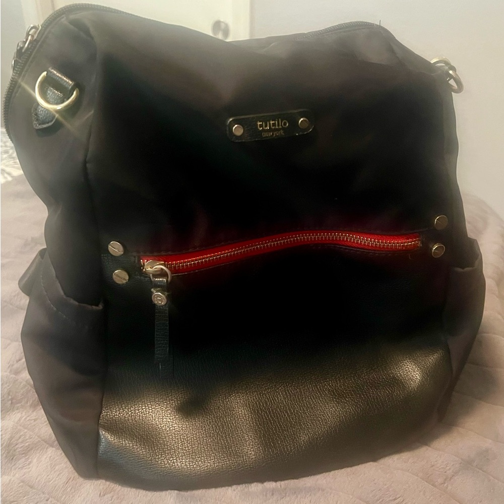 Black and Red Backpack